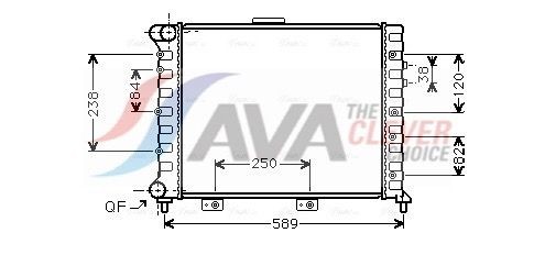 AVA COOLING SYSTEMS Air conditioning evaporator Article number: AIV146 cheaply