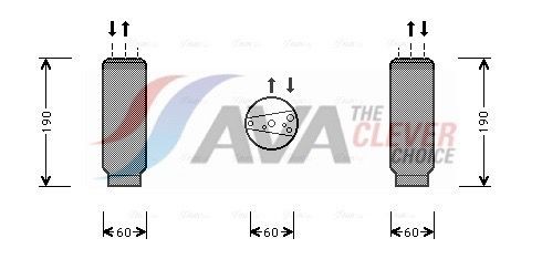 AVA COOLING SYSTEMS Dryer, air conditioning Article number: ALD003 cheaply