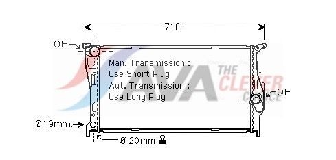 AVA COOLING SYSTEMS Heater matrix Article number: BW6030 cheaply