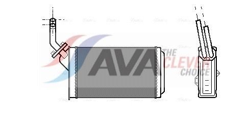 AVA COOLING SYSTEMS Varmeelement, kabinevarme Varenummer: CN6056 billige