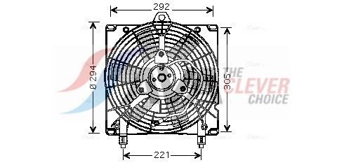 AVA COOLING SYSTEMS Fan, radiator Article number: CN7517 cheaply