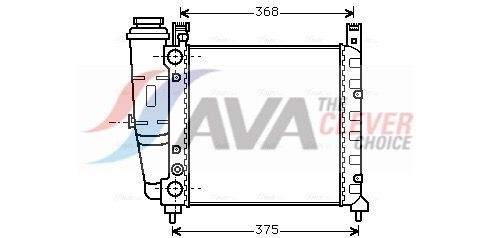AVA COOLING SYSTEMS Air conditioning evaporator Article number: CNV233 cheaply