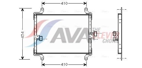 AVA COOLING SYSTEMS Radiaator, mootorijahutus Artikli number: CR2001 soodsalt