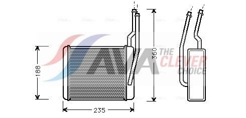 AVA COOLING SYSTEMS Fan, radiator Article number: DN7501 cheaply