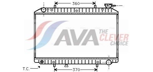 AVA COOLING SYSTEMS Radiaator, mootorijahutus Artikli number: DNA2171 soodsalt