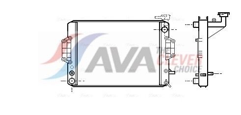 AVA COOLING SYSTEMS Engine radiator Article number: DU2022 cheaply