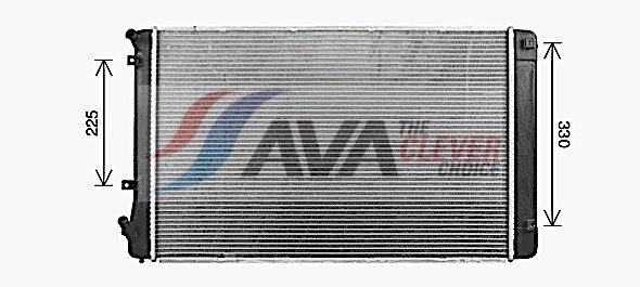 AVA COOLING SYSTEMS Air conditioning condenser Article number: DU5039 cheaply