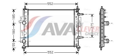 AVA COOLING SYSTEMS Fan, radiator Article number: FD7517 cheaply