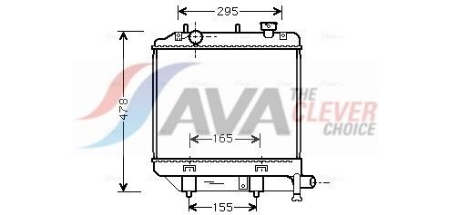 AVA COOLING SYSTEMS Radiaator, mootorijahutus Artikli number: FT2022 soodsalt