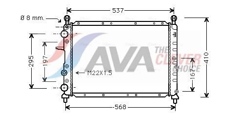 AVA COOLING SYSTEMS Engine radiator Article number: FTA2109 cheaply