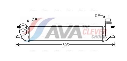 AVA COOLING SYSTEMS Air conditioning condenser Article number: HY5039 cheaply