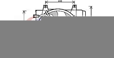 AVA COOLING SYSTEMS Air conditioning condenser Article number: JR5012 cheaply