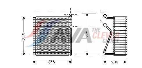 AVA COOLING SYSTEMS Air conditioning condenser Article number: LC5063 cheaply