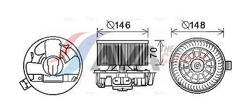 AVA COOLING SYSTEMS Radiaator, mootorijahutus Artikli number: MT2101 soodsalt