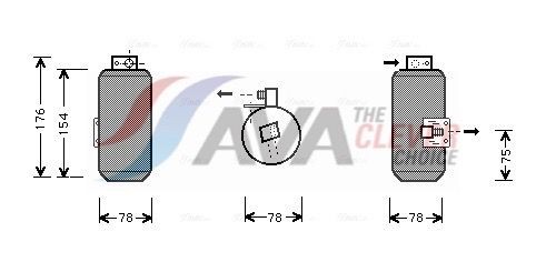 AVA COOLING SYSTEMS Engine oil cooler Article number: OL3133 cheaply