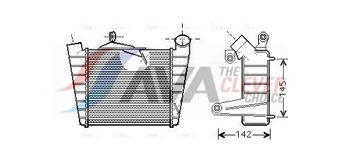 AVA COOLING SYSTEMS Intercooler Article number: RT4390 cheaply