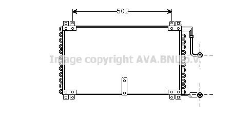 AVA COOLING SYSTEMS Kondensaator, kliimaseade Artikli number: RT5178 soodsalt