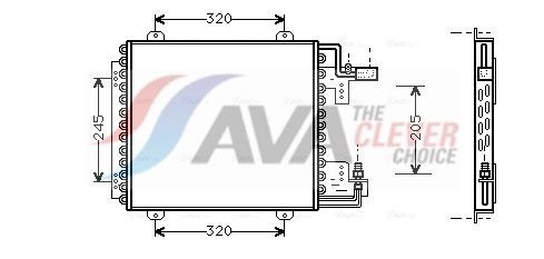 AVA COOLING SYSTEMS Air conditioning condenser Article number: RT5210 cheaply