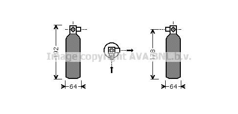 AVA COOLING SYSTEMS Dryer, air conditioning Article number: RTD370 cheaply