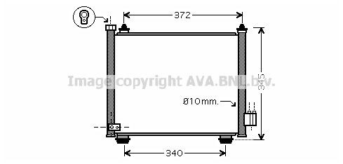 AVA COOLING SYSTEMS Air conditioning condenser Article number: SZ5089 cheaply