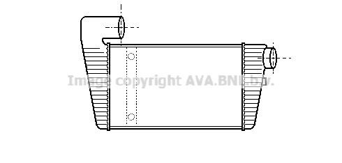AVA COOLING SYSTEMS Ιντερκούλερ αριθμός Άρθρου: VW4025 φθηνότερα