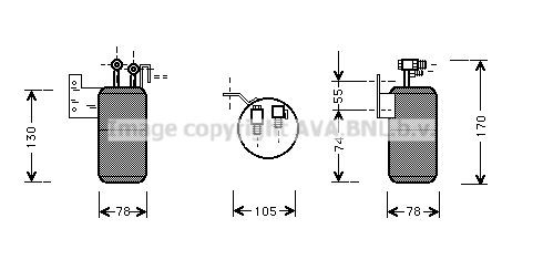 AVA COOLING SYSTEMS Dryer, air conditioning Article number: VWD017 cheaply