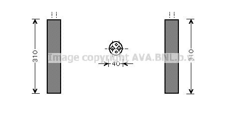 AVA COOLING SYSTEMS Dryer, air conditioning Article number: VWD073 cheaply