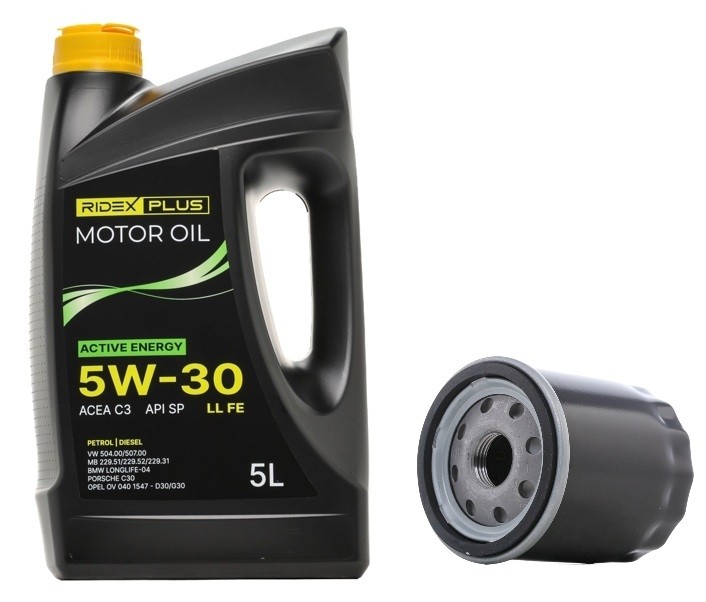 RIDEX PLUS 100374T0286P Filtrikomplekt koos mootoriõliga RAV 4 2.5 VVTi AWD (AXAA54) 203 HP Bensiin