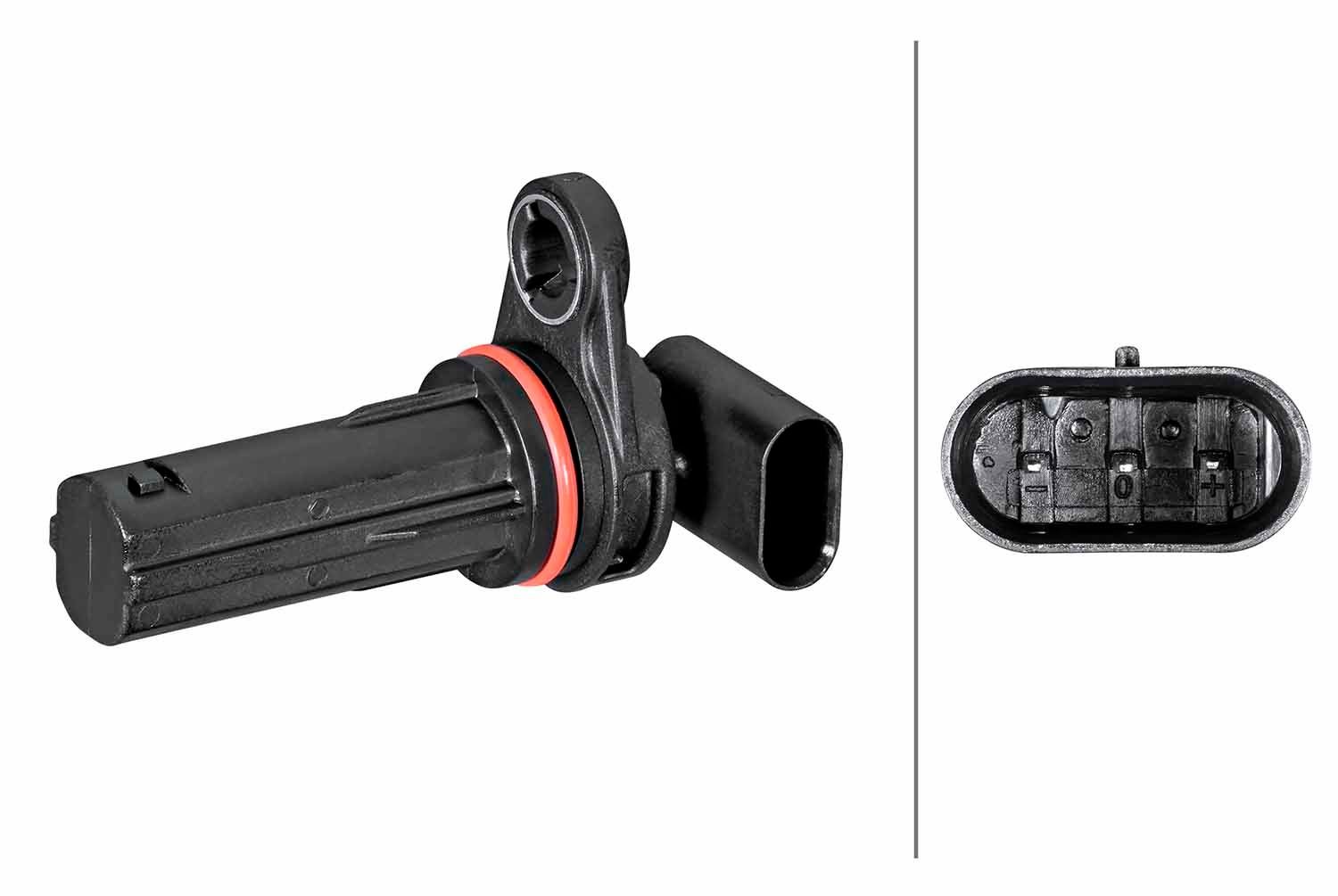 HELLA Crankshaft sensor Article number: 6PU 358 381-551 cheaply