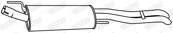 WALKER Air conditioning condenser Article number: WCD00006 cheaply