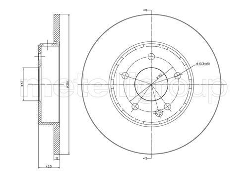 METELLI Brake pad set Article number: 22-1450-0 cheaply