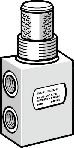 KNORR-BREMSE Trykstyringsventil Varenummer: I75794 billige