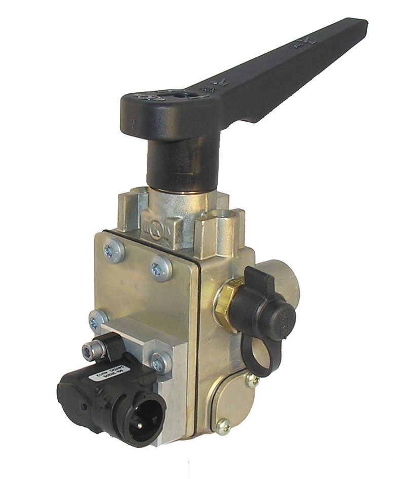 KNORR-BREMSE Dreje- / skydeventil, trykluftsystem Varenummer: K054884N00 billige