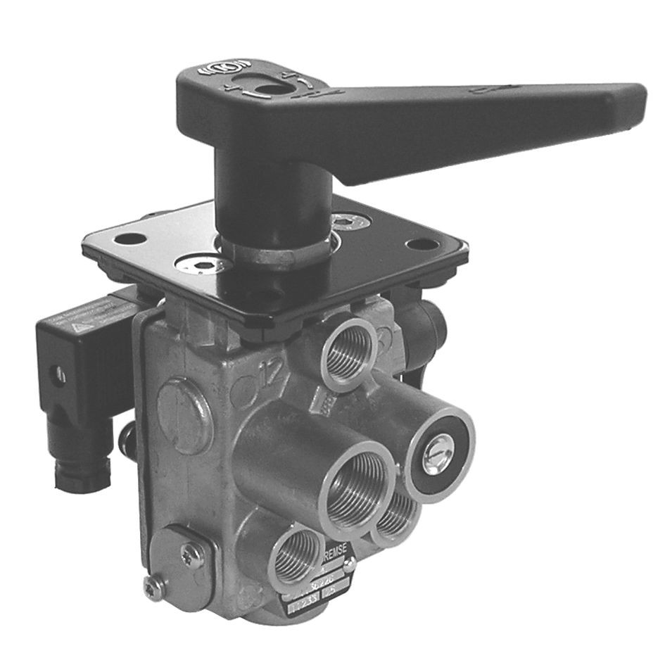 KNORR-BREMSE Dreje- / skydeventil, trykluftsystem Varenummer: K054888N00 billige