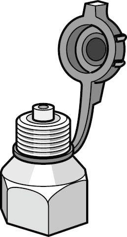 KNORR-BREMSE Testtilslutning Varenummer: SEB00254 billige