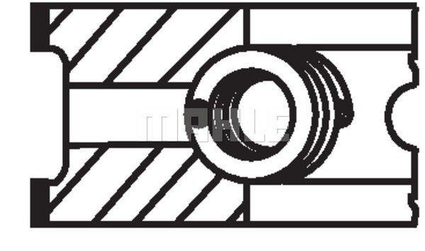 MAHLE ORIGINAL Piston Ring Kit Article number: 037 35 N0 cheaply