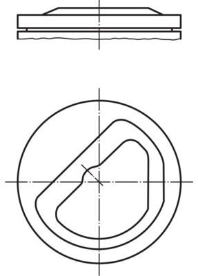 MAHLE ORIGINAL Stūmoklis prekės numeris: 082 08 00 nebrangu