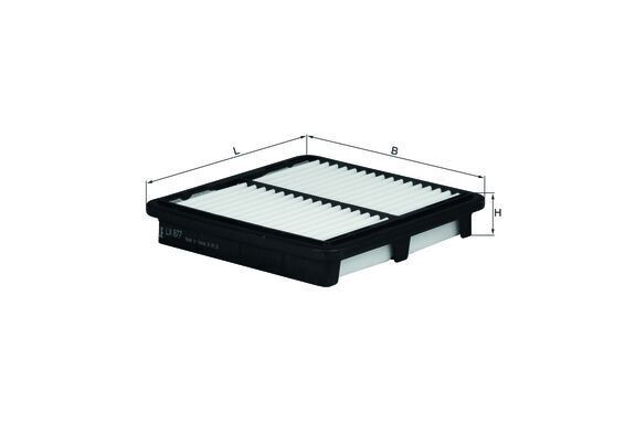 MAHLE ORIGINAL Air filter Article number: LX 877 cheaply