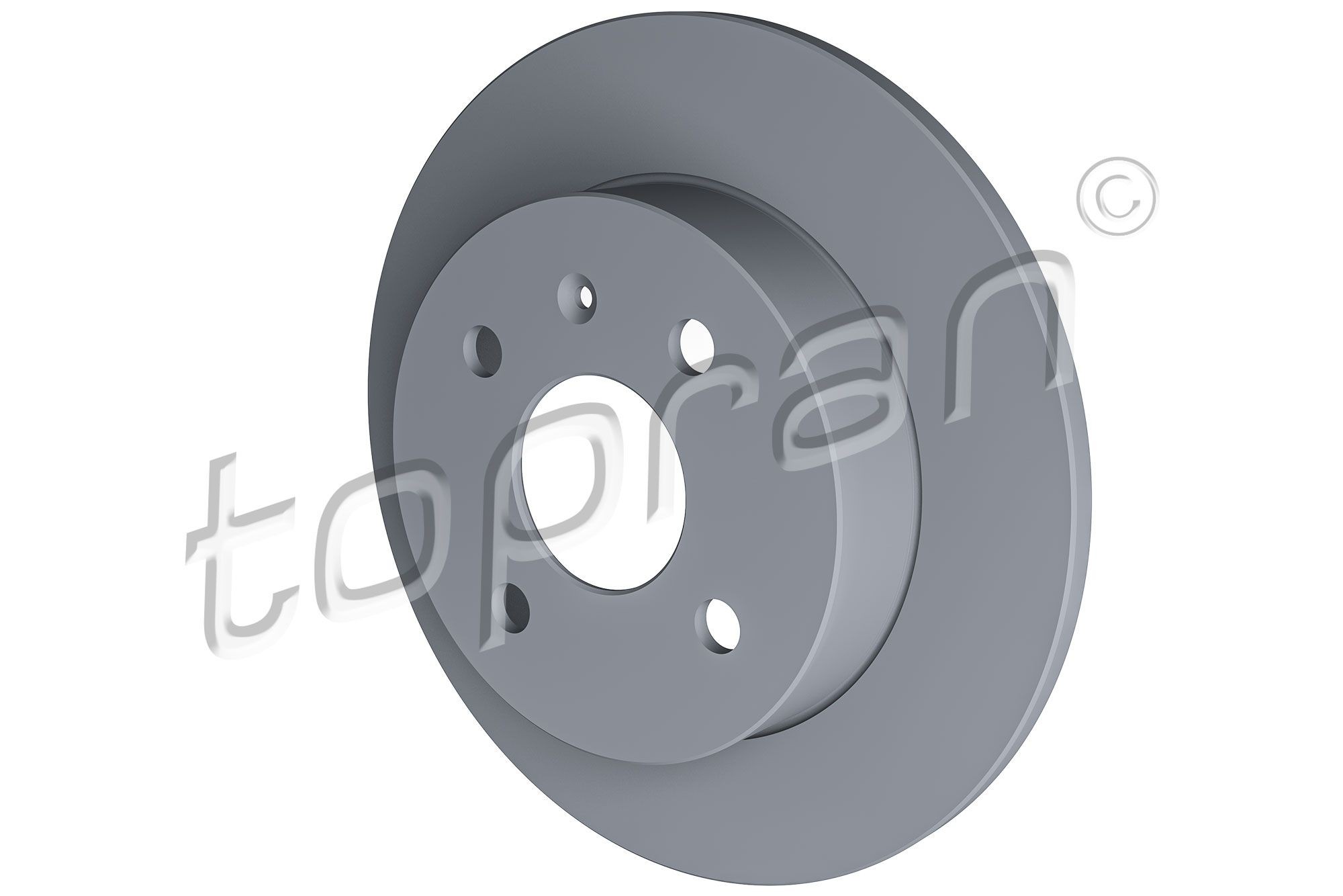 TOPRAN Brake disc Article number: 205 525 cheaply
