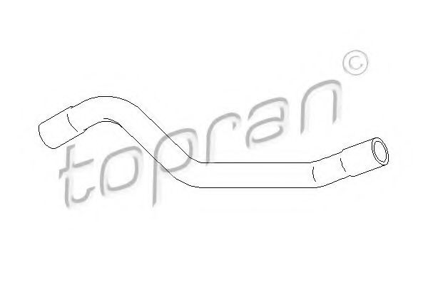 TOPRAN Radiator hose Article number: 700 497 cheaply