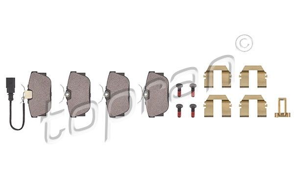 TOPRAN Brake hose Article number: 720 917 cheaply