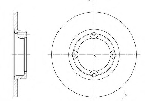 SAKURA Brake disc Article number: S6047010 cheaply