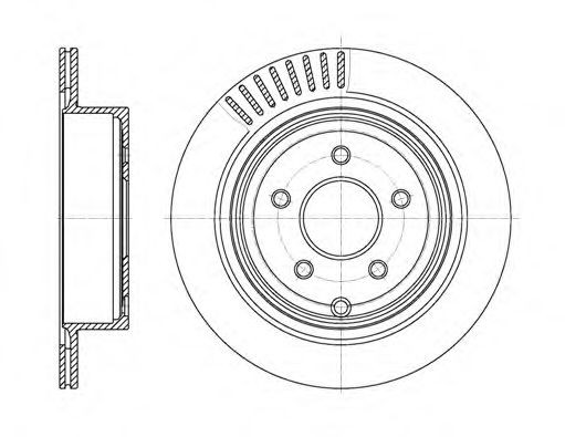 SAKURA Brake disc Article number: S6054115 cheaply