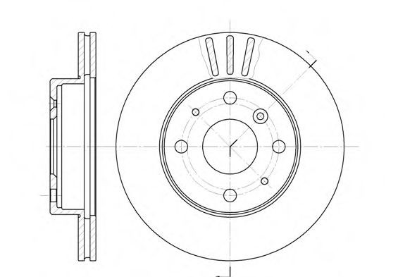 SAKURA Brake disc Article number: S6044425 cheaply