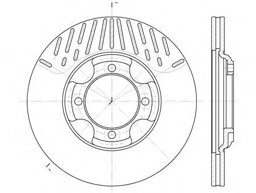 SAKURA Brake disc Article number: S6043565 cheaply