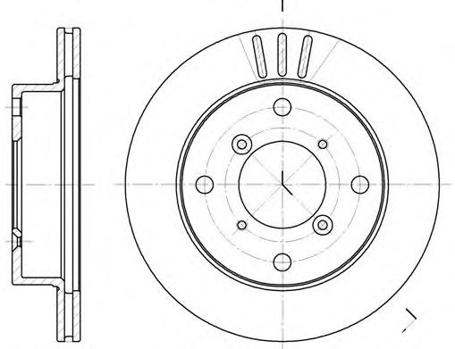 SAKURA Brake disc Article number: S6047020 cheaply
