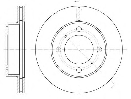 SAKURA Brake disc Article number: S6043850 cheaply