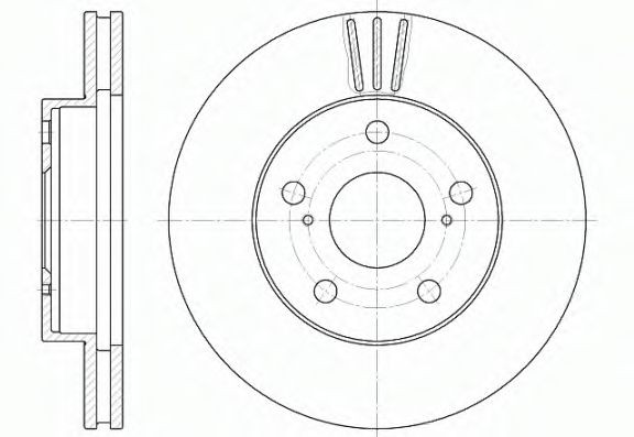SAKURA Brake disc Article number: S6043900 cheaply