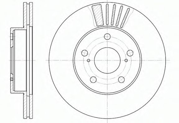 SAKURA Brake disc Article number: S6043902 cheaply