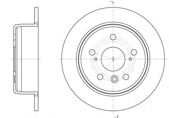 SAKURA Brake disc Article number: S6053815 cheaply